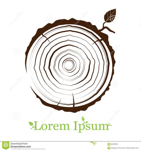 Illustration about Cross section of the trunk with tree rings. Wood sign icon. Tree growth rings. flat icon. Vector illustration. Logo. Illustration of circular, hand, rings - 90789798 Wood Logo Design, Pine Tree Drawing, Ring Vector, Tree Growth, Wood Logo, Woodworking Logo, Tree Logos, Illustration Logo, Tree Rings