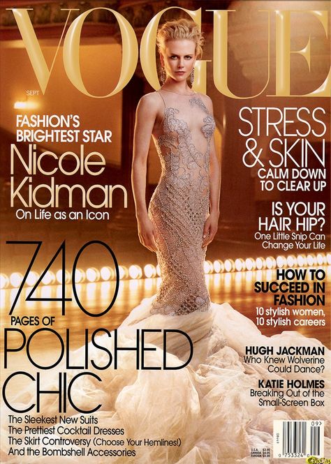 Vogue - September 2003 - Nicole Kidman Annie Leibovitz Photography, Gugu Mbatha Raw, Vogue Magazine Covers, Vogue Archive, Fashion Magazine Cover, Annie Leibovitz, Vogue Us, Fashion Cover, Vogue Covers