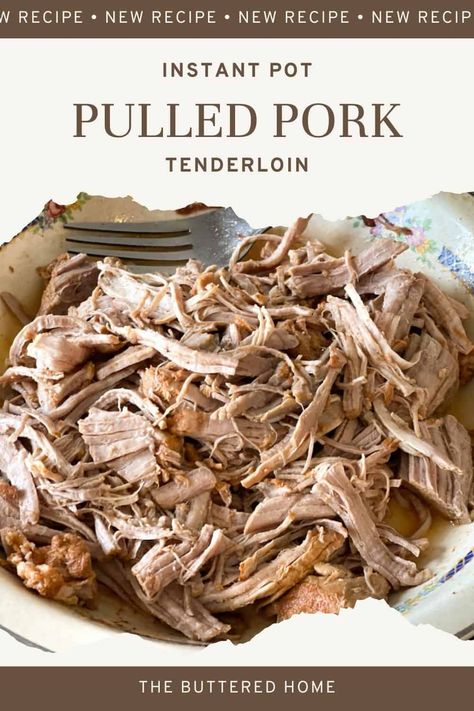 Instant Pot Pulled Pork Tenderloin, Instapot Pork Tenderloin, Instant Pot Bbq Pulled Pork, Pulled Pork Tenderloin, Instant Pot Pulled Pork, Bbq Pork Tenderloin, Smoked Pork Tenderloin, Bbq Pork Recipes, Instant Pot Pork