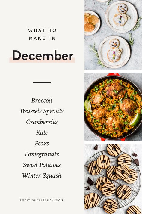 Desserts Winter, Ambitious Kitchen Recipes, Filling Salads, Incredible Desserts, Cozy Soups, Healthy Winter Meals, Winter Breakfast, Produce Recipes, Ambitious Kitchen