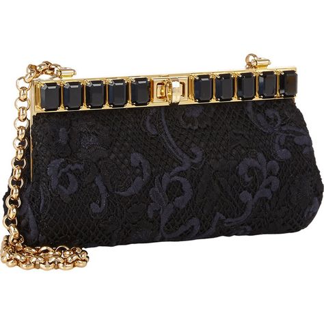 Dolce & Gabbana Ricamo Pochette (34 175 UAH) ❤ liked on Polyvore featuring bags, handbags, clutches, chain strap handbag, chain handle handbags, dolce&gabbana, dolce gabbana handbag and chain strap purse Embellished Handbags, Dolce And Gabbana Handbags, Embellished Clutch, Strap Purse, Handbag Straps, Handbag Accessories, Chain Strap, Clutches, Bags Handbags