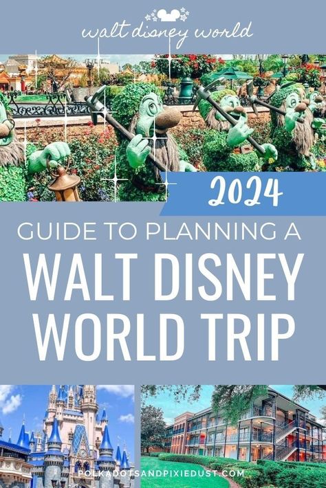 Walt Disney World in 2024 brings new rides, restaurants, resort refurbishments, and hopefully some ways to Save Money on a Disney Vacation. With no shortage of annual festivals, Disney events, and things to do, we’re sharing the options here for planning a Disney Vacation. Planning A Disney World Vacation, Disney World Guide, Disney World Tips, Travel Disney, Disney Florida, Disney Vacation Planner, Disney Tickets, Disney World Tickets, Disney 2024