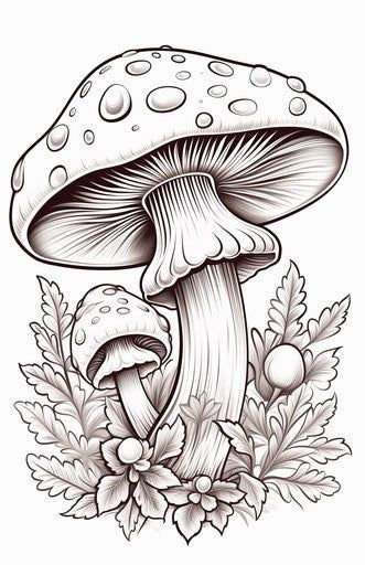 Dive into Food Coloring Pages - Artistic Joy Mushroom Pictures Art, Cool Coloring Pages Creative, Animals As Food Drawings, Cool Things To Color, Free Printable Thanksgiving Color Pages, Inappropriate Coloring Pages Free Printable, Detailed Coloring Pages For Grown Ups, Fall Adult Coloring Pages, Free Clip Art Printables