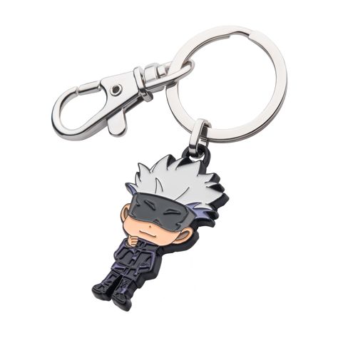 PRICES MAY VARY. BECOME A TRUE JUJUTSU SORCERER: Show off your mastery of the cursed mystical arts with this collector's keychain! SORCERER APPROVED: This collector's keychain features a base metal design with highly detailed enamel character pendant. Lobster claw clasp keeps your keys secure! OFFICIAL ANIME COLLECTIBLE: Exorcise any curse with this officially licensed Jujutsu Kaisen enamel pendant keychain featuring a chibi rendering of Satoru Goju! GREAT GIFT IDEA: Purchase this keychain for y Jujutsu Sorcerer, Kaisen Jujutsu, Anime Jujutsu Kaisen, Anime Collectibles, Yuji Itadori, Metal Keychain, Mystical Art, Metal Pins, Metal Design