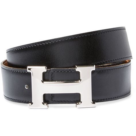 Hermès Women's Vintage Black Leather Constance Belt - Black (12.671.095 IDR) ❤ liked on Polyvore featuring accessories, belts, black, vintage belt, hermÃ¨s, genuine leather belt, 100 leather belt and real leather belts Black Hermes Belt, Belts Vintage, Style Moodboard, Vintage Leather Belts, Hermes Belt, Belt Vintage, Street Style Edgy, Belt Leather, Vintage Belt