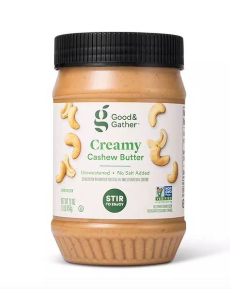 Good & Gather Creamy Cashew Butterbestproductscom Things To Buy At Target, Target Food, Farm Cookies, Best Things To Buy, Chip And Jo, Ginger Peach, Healthy Swaps, Kodiak Cakes, Medium Roast Coffee