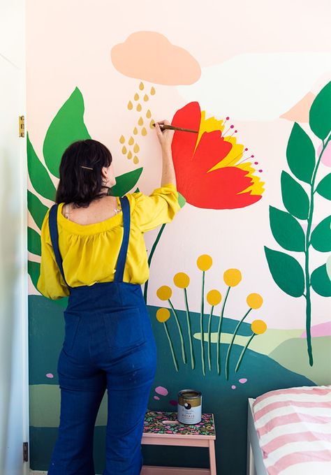 How to Paint Wall Murals for Kids - 10 Easy DIY Projects • The Budget Decorator