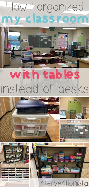 Classroom Desk Storage Ideas Student, Desk Storage Classroom, 2nd Grade Classroom Setup Tables, Hexagon Table Classroom Setup, Classroom Table Organization Desk Arrangements, Desk Organization Ideas Classroom, Classroom With Tables Storage, Classroom Room Arrangement Ideas, Under Table Storage Classroom