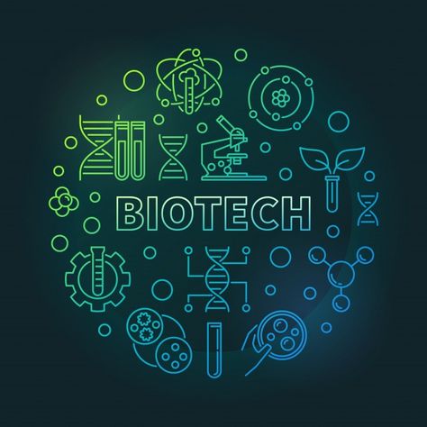 Vector biotech colorful round outline il... | Premium Vector #Freepik #vector #background #banner #circle #education Biotech Branding, Logo Sweet, Education Design Interior, Chemistry Between Two People, Company Headquarters, Bio Technology, Eco City, Outline Illustration, Hygiene Routine