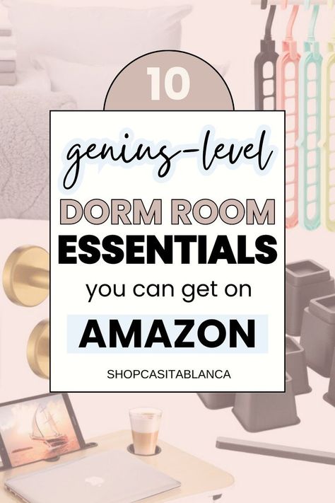 Starting college soon? Don't miss our ultimate list of must-have dorm room essentials on Amazon! From practical storage solutions to cozy bedding, we've got you covered. Prepare for your freshman year with the best college essentials. Amazon Bedroom Furniture, Bedroom Essentials List, College Necessities, Apartment Must Haves, College Dorm Room Essentials, College Supplies, Study Essentials, College Essentials, Budget Home Decorating