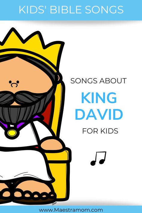 Abigail Bible, King David Bible, Vbs Songs, Creation Bible Crafts, Toddler Bible Lessons, David Bible, Bible Songs For Kids, Sunday School Songs, Creation Bible