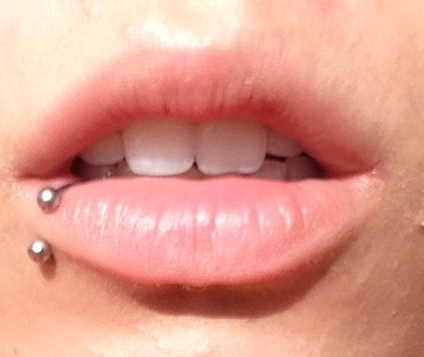 Lip piercing - circular barbell Barbell Piercing, Circular Barbell, Body Is A Temple, Lip Piercing, Piercings, Lips