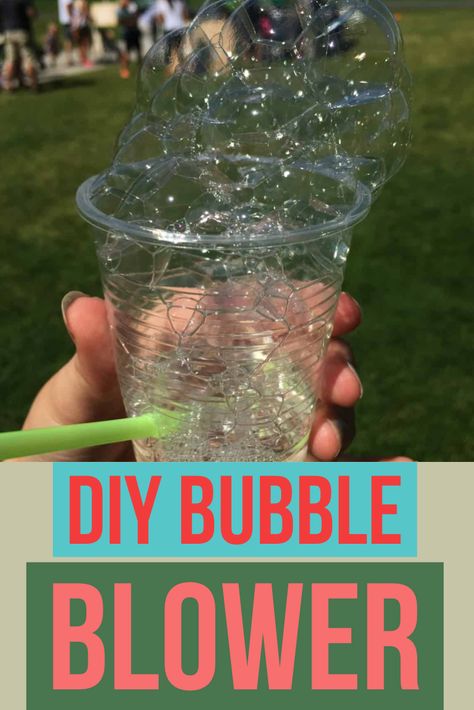 Diy Bubbles, Bubble Crafts, Bubble Activities, Summer Lesson, Bubble Blower, Homemade Bubbles, Summer Camp Activities, Summer Science, Bubble Fun