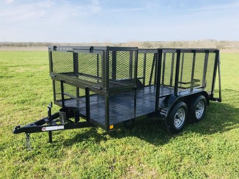 LT-06-1 Trailer Workshop, Jeep Camping Trailer, Landscape Trailers, Mobile Workshop, Landscaping Equipment, Angle Iron, Jeep Camping, Gooseneck Trailer, Wood Pipe