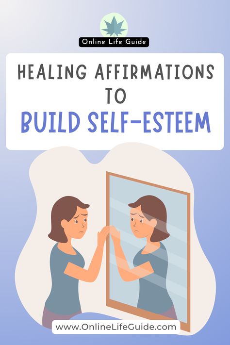 Develop high self-esteem, release self-doubt, celebrate your uniqueness, and navigate past traumas toward healing and growth. Elevate your self-worth and embark on a journey of self-discovery with these powerful affirmations for building self-esteem. (contains a step-by-step guide on how to use these affirmations for low self-esteem) Accept Compliments, Best Affirmations, Uplifting Affirmations, Building Self Esteem, Healing Affirmations, Powerful Affirmations, Life Guide, Self Image, Low Self Esteem