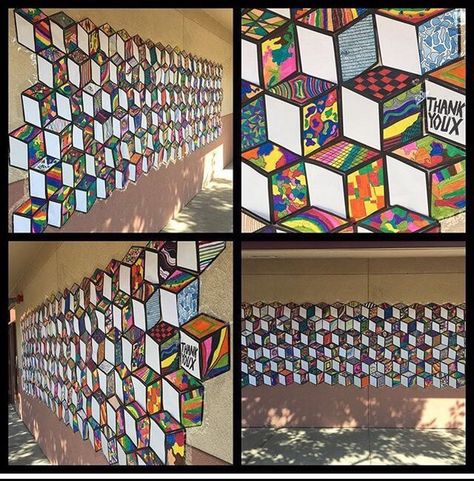 Collaborative Mural, Group Art Projects, Collaborative Art Projects, Middle School Art Projects, School Murals, Art Concepts, Group Art, Ecole Art, Elementary Art Projects