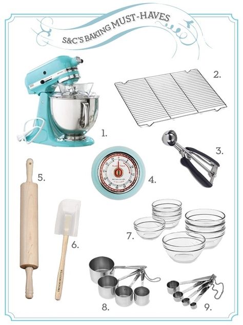 Which one of these #baking #musthaves could you never live without? Let us know! Baking Utensils Tools, Baking Tricks, Cupcake Inspiration, Bakers Kitchen, Baking Gadgets, Baking 101, The Most Beautiful Pictures, Baking Equipment, Baking Art