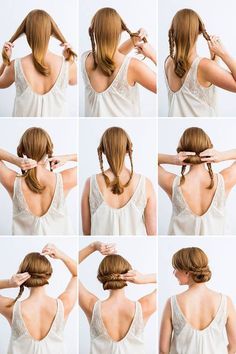 40 Trendy Victorian Hairstyle Tutorials To Stay Stylish And Elegant Chignon Simple, Balayage Bob, Diy Wedding Hair, Fesyen Rambut, Vlasové Trendy, Step By Step Hairstyles, Peinados Fáciles Para Cabello Corto, Bridal Updo, Penteado Cabelo Curto