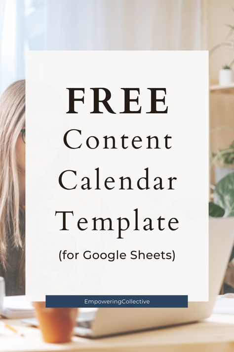 Ready to take the first step towards better content marketing? This free Content Calendar Template will help you get organized with Google Sheets! Read the blog to get the free template and instructions for customizing your content calendar. Digital Marketing Content Calendar, Pinterest Content Calendar, Content Creation Calendar Template, Content Creator Calendar Template, Content Calendar Spreadsheet, Youtube Content Calendar Template, How To Create A Content Calendar, Social Media Content Calendar For Travel Agents, Travel Content Calendar