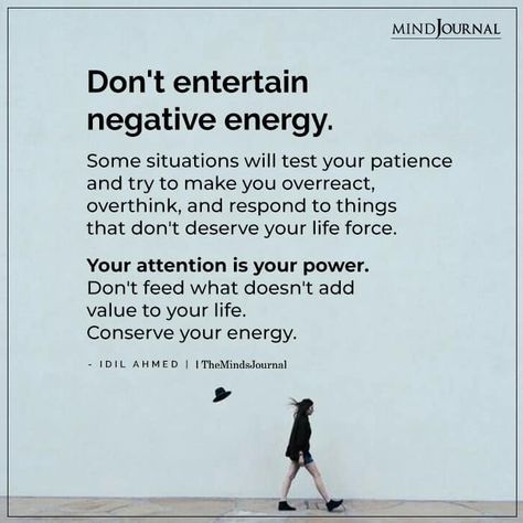 Negative Energy Quotes, Negativity Quotes, Energy Vampires, Positive Energy Quotes, Energy Quotes, Mindfulness Journal, New Energy, Good Energy, Negative Thoughts