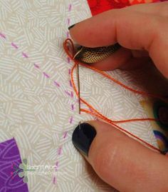 Hand Quilting For Beginners, Easy Hand Quilting, Hand Quilting Technique, Hand Quilting Designs, Quilt Templates, Hand Quilting Patterns, Perle Cotton, Crazy Quilting, Quilt Baby