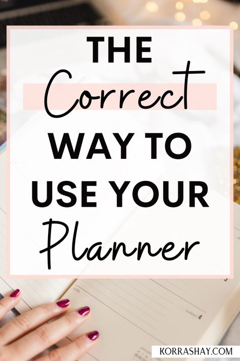 How To Use Planner, Using A Planner, Kids Planner, Planner Tips, Planner Organiser, Work Planner, Planner Inspiration, Planner Layout, Plan Planner