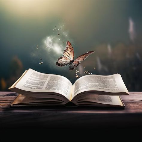 Premium Photo | Photo a book with a butterfly flying out of it Butterfly Flying, Butterflies Flying, Nature Birds, Psd Icon, Open Book, Photo Photo, Book Show, A Butterfly, Vector Photo