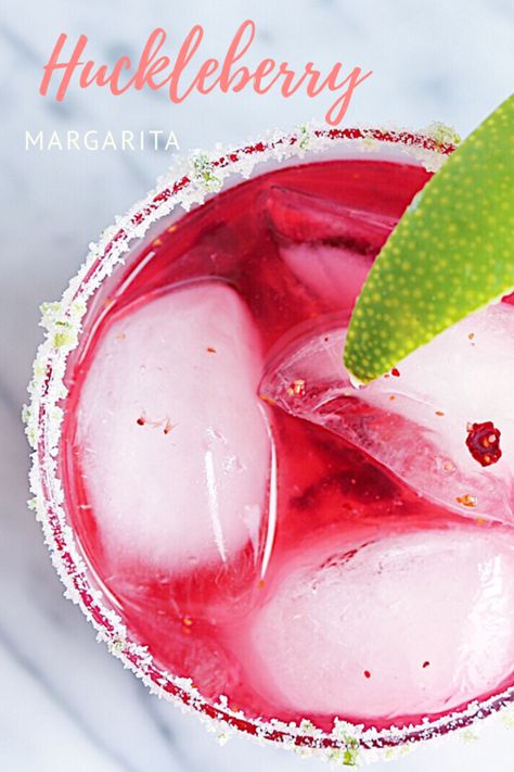 Huckleberry Margarita Recipe, Huckleberry Liqueur Recipes, Huckleberry Cocktails, Huckleberry Margarita, Mocktails Recipes, Huckleberry Recipes, Fun Beverages, Vodka Recipes Drinks, Best Margarita