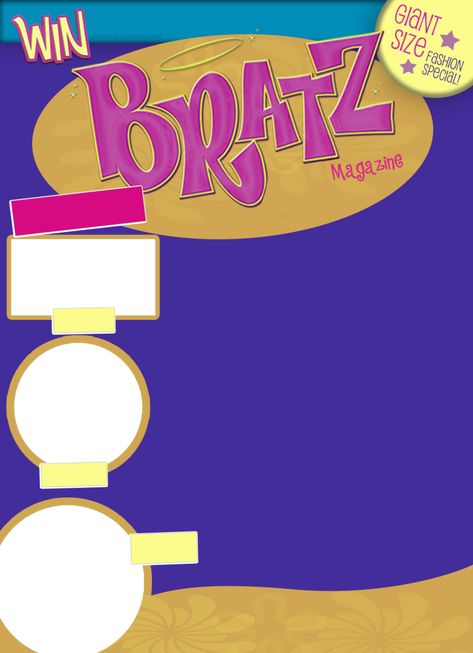 Bratz Magazine Template made by me. Credit monodalso on Twitter if used. Fonts required: Pupcat Popteen Magazine Template, Y2k Magazine Cover Template, Kpop Templates Edit, Kpop Edit Template, Bratz Magazine, Edit Background, Photoshoot Backdrops, Y2k Background, Overlays Cute