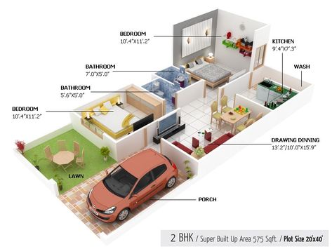 20x40 House Plan 2bhk - 20x40 House Plan 2bhk, Amaltas Oak Singlex Bungalows In Bhopal Bungalows In 2bhk Floor Plan for First Floor Gharexpert Outstanding Sq Ft House Plans Vastu south Facing Ideas 20 X 40 House Plans, South Facing House, 20x40 House Plans, 30x40 House Plans, Small Modern House Plans, Open Floor House Plans, House Plan With Loft, 2bhk House Plan, Indian House Plans