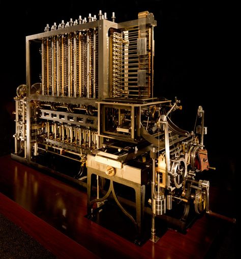 charles babbage difference engine | inventor charles babbage completed designs for a difference engine ... Difference Engine, Alter Computer, Mechanical Computer, Charles Babbage, Mechanical Calculator, Computer History, Old Technology, Timeline Infographic, Neo Victorian