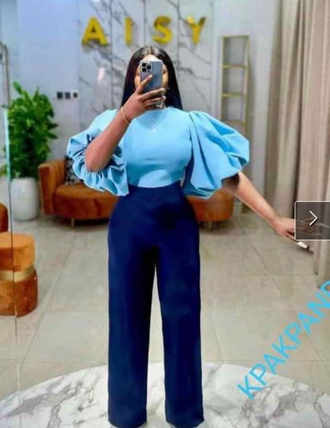 Cooperate Trousers For Women, Cooperate Tops For Women, Presenter Outfit, Palazzo And Blouse, Edge Outfits, Trouser And Top For Ladies, Marble Outfit, Moody Colors, Fashion Work Outfit