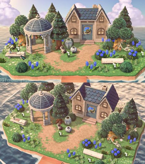 Lex Play 🌾 on Twitter: "New day, new happy home paradise build 🦋 #animalcrossing #happyhomeparadise… " Animal Crossing Ideas Island, House Yard Design, Animal Crossing Ideas, Acnh Hhp, Happy Home Paradise, Animals Crossing, Animal Crossing Memes, Happy Home Designer, Animal Crossing Wild World