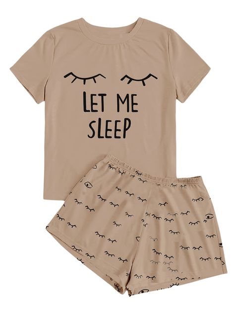 Let Me Sleep, Girls Denim Shorts, Cute Pjs, Pajama Fashion, Cute Sleepwear, Cute Pajama Sets, Pajama Outfits, Short Pant, Cute Pajamas