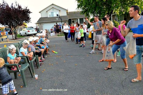 Block Party Games, Neighborhood Events, Neighborhood Activities, Halloween Block Party, Summer Block Party, Neighborhood Block Party, Fall Blocks, Neighborhood Party, Shade Tent