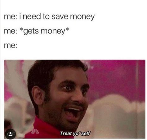 When your direct deposit hits and all of sudden you forget the promise you made yourself to be “better with my money.” | 18 Things All Shopaholics Can… Personal Aesthetic, Fresh Memes, F U, Funny Funny, E Card, Time Capsule, What’s Going On, Infp, The Villain