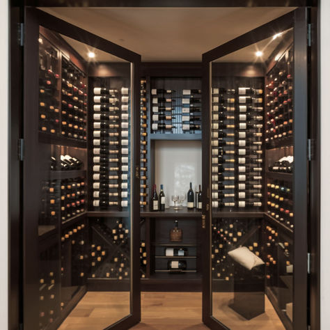 9 Decorative and Functional Wine Cellar Ideas For Your Home Wine Cellar Lighting Ideas, Modern Wine Cellar Design, Diy Wine Room, Wine Cellars Ideas, Wine Cellar Aesthetic, Basement Wine Cellar Ideas, Wine Room Ideas In House, Small Wine Cellar Ideas, Home Bar Designs Luxury