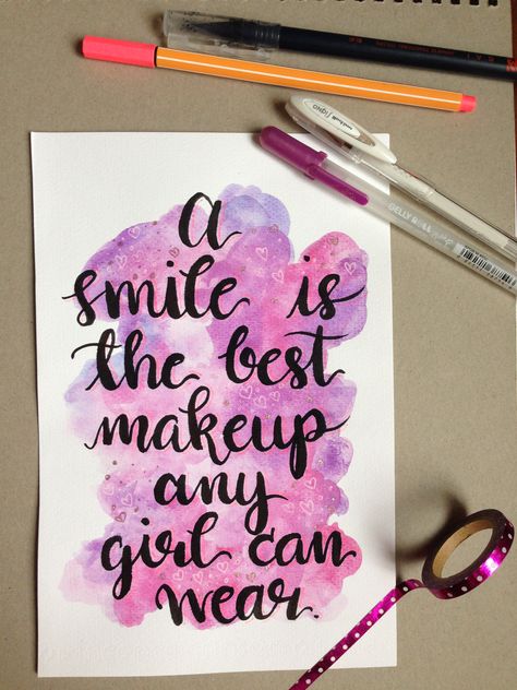 From instagram @_chayylize  Watercolor Calligraphy #watercolor #calligraphy #art #quotes Drawing Hands, Watercolor Calligraphy Quotes, Calligraphy Art Quotes, Calligraphy Quotes Doodles, Calligraphy Watercolor, Brush Lettering Quotes, Citation Art, Doodle Quotes, Handlettering Quotes