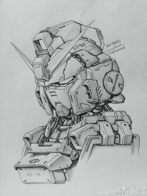 GUNDAM GUY: Awesome Gundam Sketches by VickiDrawing [Updated 9/22/15] Gundam Artwork, Manga References, Art Moto, Gundam Head, Vehicle Concept, Mech Design, Big Robots, Gundam Wallpapers, Arte Robot