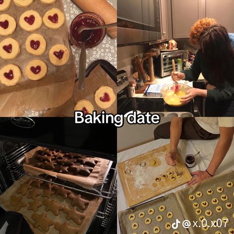 Cute Dating Ideas, Entre Ideas Food, At Home Dates Aesthetic, Couple Baking Ideas, Clay Date Aesthetic, Bf And Gf Date Ideas, Couple Date Ideas Aesthetic, Cute Activities For Couples, Baking Date Couple