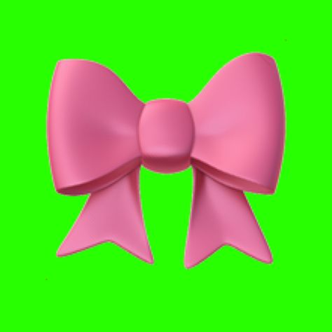 Iphone Bow Emoji, Emoji Iphone Green Screen, Greenscreen Ideas, Watermark Ideas, Ios Emoji, Dibujo Simple, Hello Kitty Bow, Free Green Screen, Emoji For Instagram