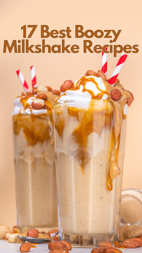 8 Boozy Milkshake Recipes Kahlua Milkshake, Blended Drinks Alcohol, Booze Desserts, Bourbon Milkshake, Boozy Fudge, Weekend Desserts, Boozy Milkshake Recipes, Boozy Milkshakes, Drunken Desserts