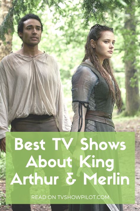 Here's a list of the best King Arthur TV shows for both fans of and newbies to Arthurian legends, Merlin and Camelot that includes Netflix's Cursed, BBC's Merlin and so much more! #KingArthur #Merlin #CursedonNetflix #CursedNetflix #NetflixCursed #Camelot #Arthurianlegends Old Merlin, Arthur And Merlin, King Arthur Merlin, Arthur Tv Show, Arthur Tv, Mists Of Avalon, Female Perspective, Arthurian Legend, Bbc Merlin