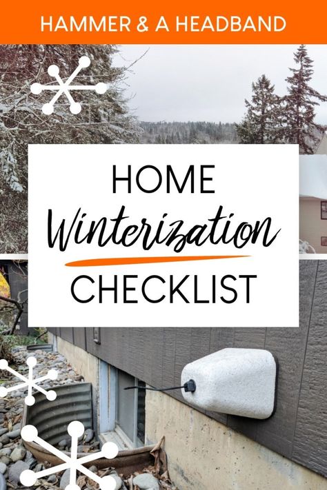 Winter House Checklist, Preparing Your House For Winter, Prepare House For Winter, Weatherize Your Home Diy, Winter Home Preparation, Preparing Your Home For Winter, Preparing For Winter Home, Prepare Home For Winter, Preparing For Cold Weather