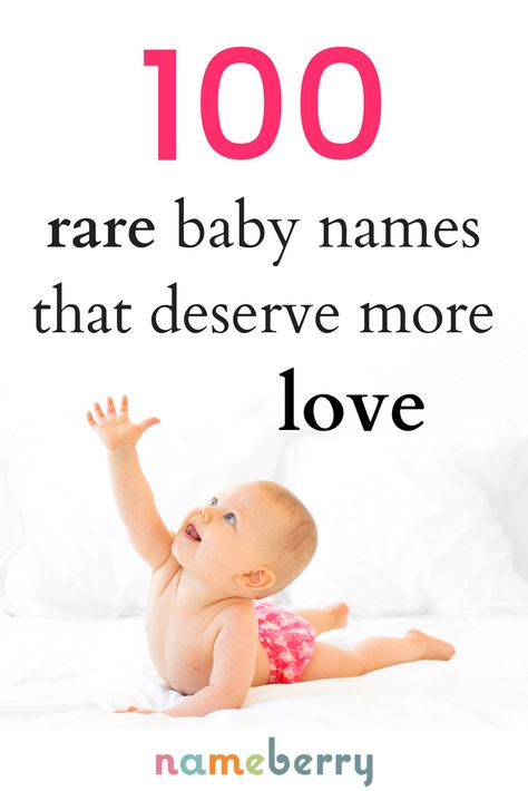 Unique baby names don't come much more perfect than these 100 fantastic rare names for boys and girls. If you're on the hunt for an original baby name which isn't too "out there", you're sure to find something to suit here! Original Baby Names, Southern Baby Girl Names, Boys Names Rare, Southern Girl Names, Boy Names Creative, Southern Baby Names, Unique Boy Names, Rare Baby Names, Southern Baby