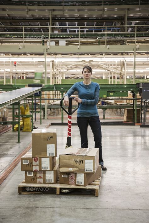 Warehouse Worker, Ladies Day, Building, Photography