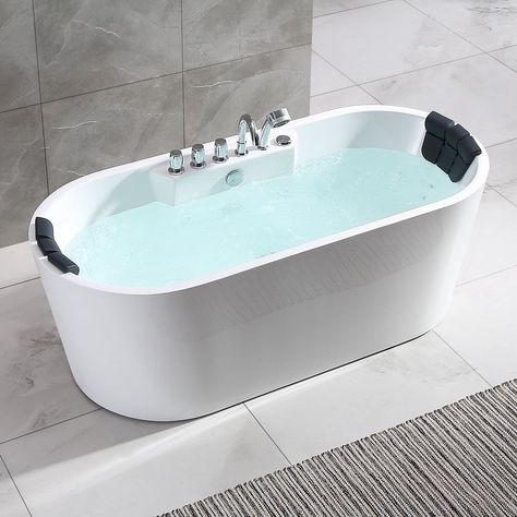 Freestanding bathtub decor