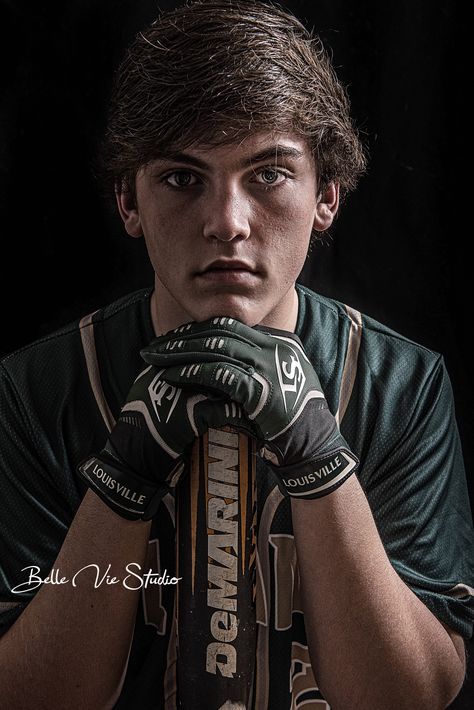 Baseball portraits Professional Baseball Pictures, Field Of Dreams Baseball Photoshoot, Creative Baseball Photography, Youth Baseball Pictures Poses, Baseball Studio Photography, Baseball Fire Pictures, Baseball Portraits Sport Photography, Baseball Catcher Senior Pictures, Kids Baseball Pictures