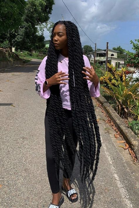 Jumbo Marley Twists, Long Marley Twists, Yarn Locs, Marley Twist Hairstyles, Marley Twist, Senegalese Twist Hairstyles, Passion Twists, Aquarius Rising, Say Less