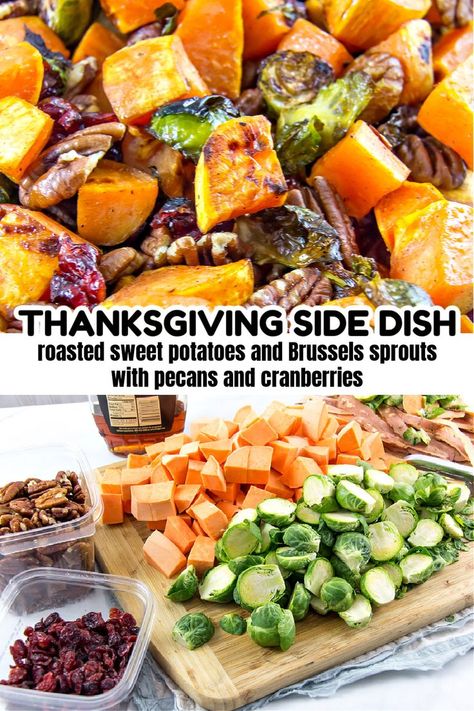 Deserts Thanksgiving, Thanksgiving Recipes Gravy, Cranberry Thanksgiving Recipes, Brussel Sprouts And Sweet Potato Recipe, Thanksgiving Recipes Cranberry, Casseroles Thanksgiving, Brussel Sprouts Cranberries, Thanksgiving Corn Recipes, Thanksgiving Recipes Videos